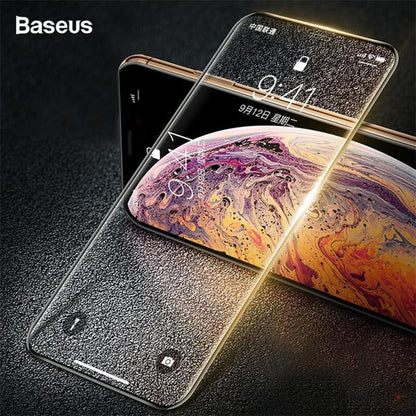 Baseus ® iPhone XS Max Tempered Glass (Front +Back Glass)
