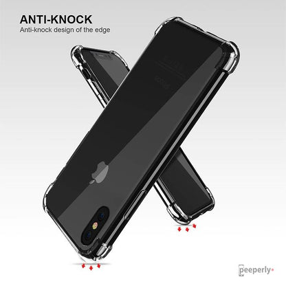 MK ® iPhone X/XS King Kong Anti Shock TPU Transparent Case