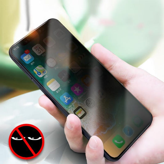 iPhone X Privacy Tempered Glass Screen Protector [Anti-Spy Glass]