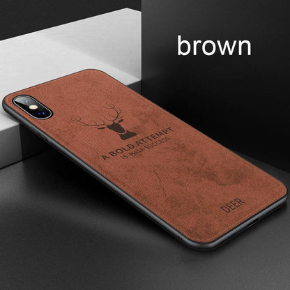 iPhone XS Max Deer Pattern Inspirational Soft Case
