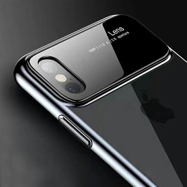 TOTU ® iPhone XS Max Polarized Lens Mirror Transparent Hard Case