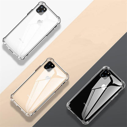 MK ® iPhone 11 Pro Max Baseus Anti-Knock TPU Transparent Case