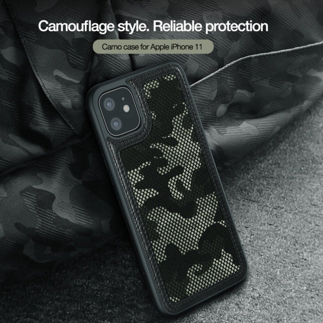 MK ® iPhone 11 Pro Max Nillkin Camouflage Pattern Cloth Case