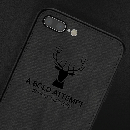 iPhone 7 Plus Deer Pattern Inspirational Soft Case