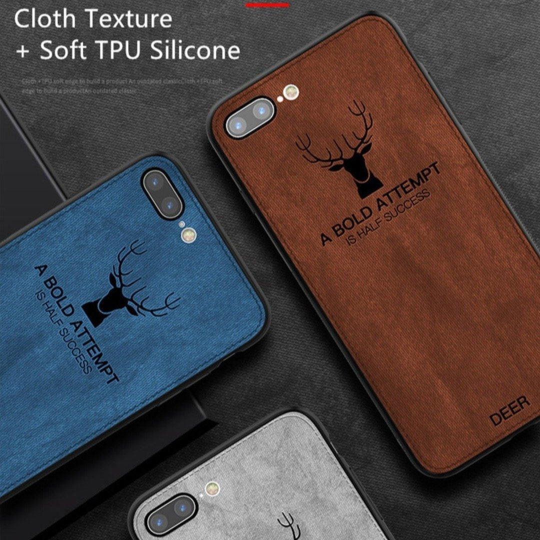 iPhone 7 Plus Deer Pattern Inspirational Soft Case