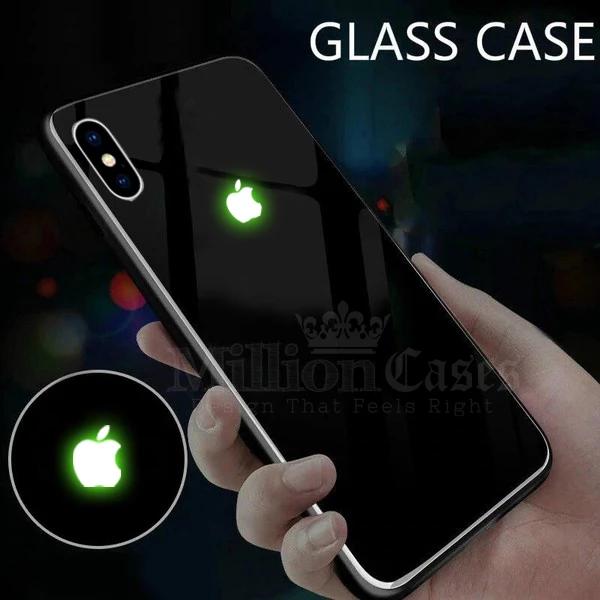 iPhone X Radium Glow Light Illuminated Logo 3D Case