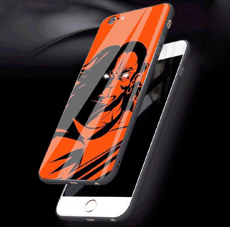 iPhone Series Lord Hanuman LED Laser Eyes Illuminated 3D Case