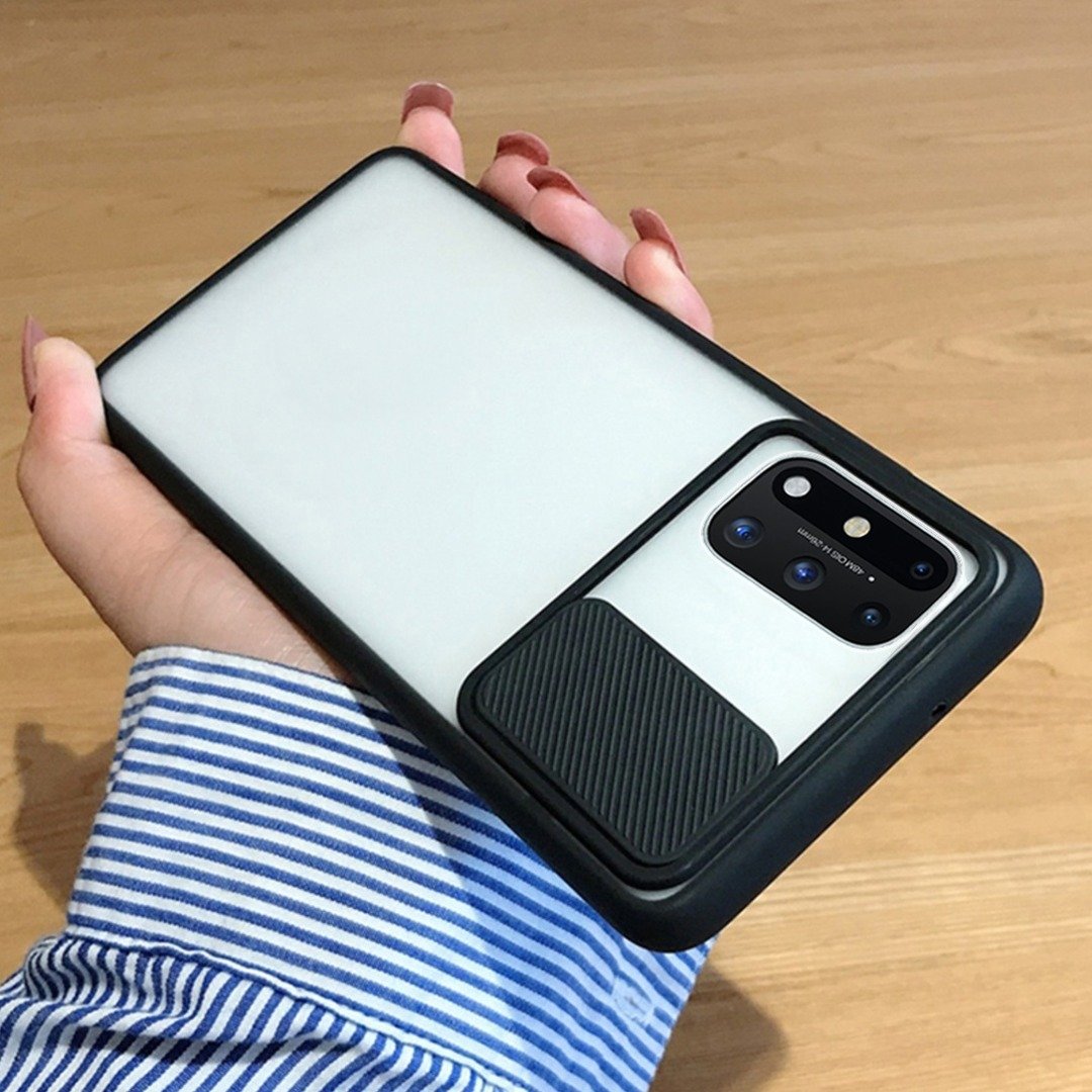 OnePlus 8T Camera Lens Slide Protection Matte Case