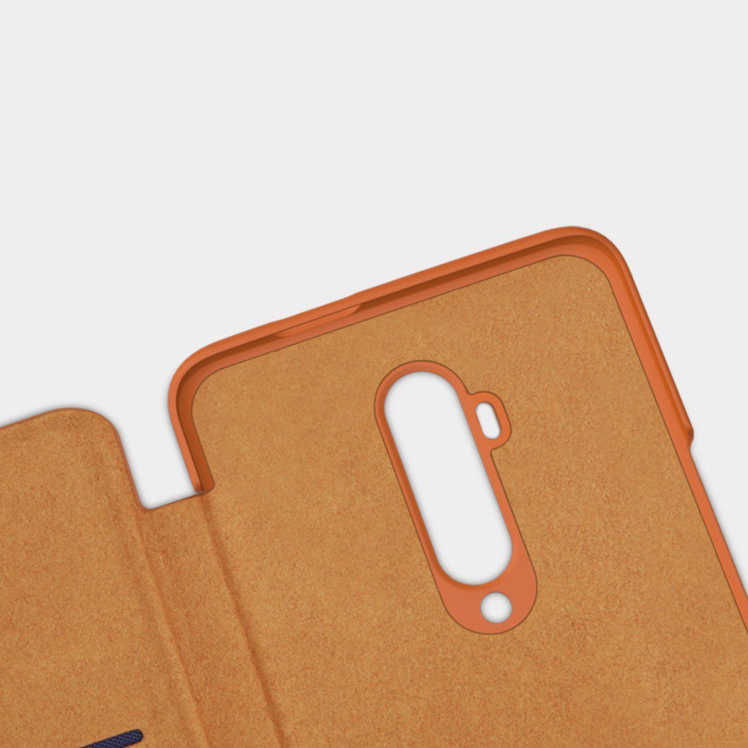 OnePlus 7T Pro Genuine QIN Leather Flip Case