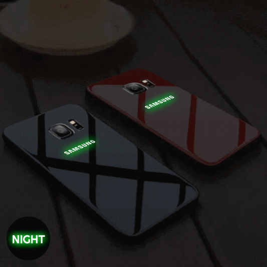Galaxy S7 Edge Radium Glow Light Illuminated Logo 3D Case