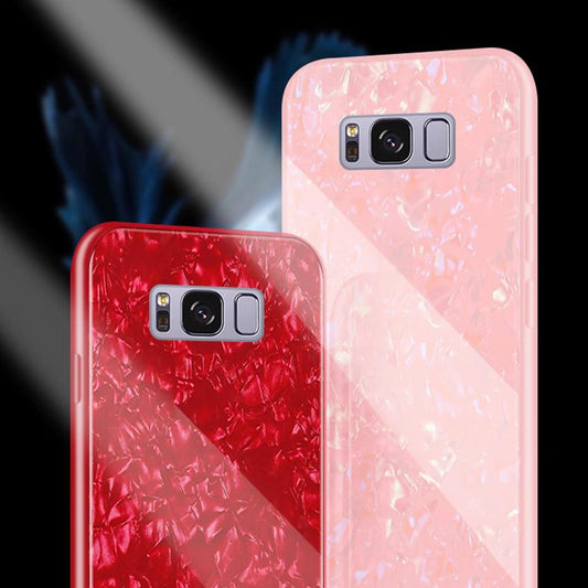 Galaxy S8 Plus Dream Shell Series Textured Marble Case