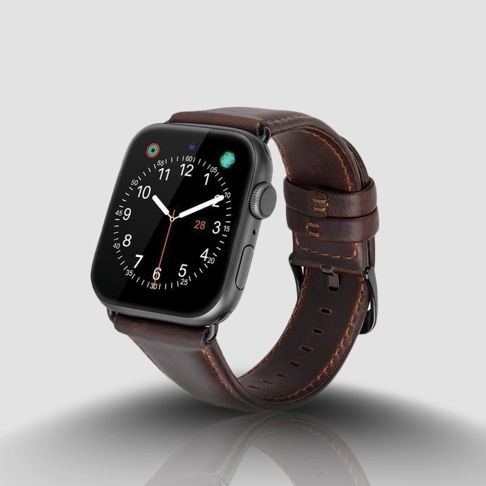Santa Barbara ®️ Leather Watch Strap [42/44MM] - Brown