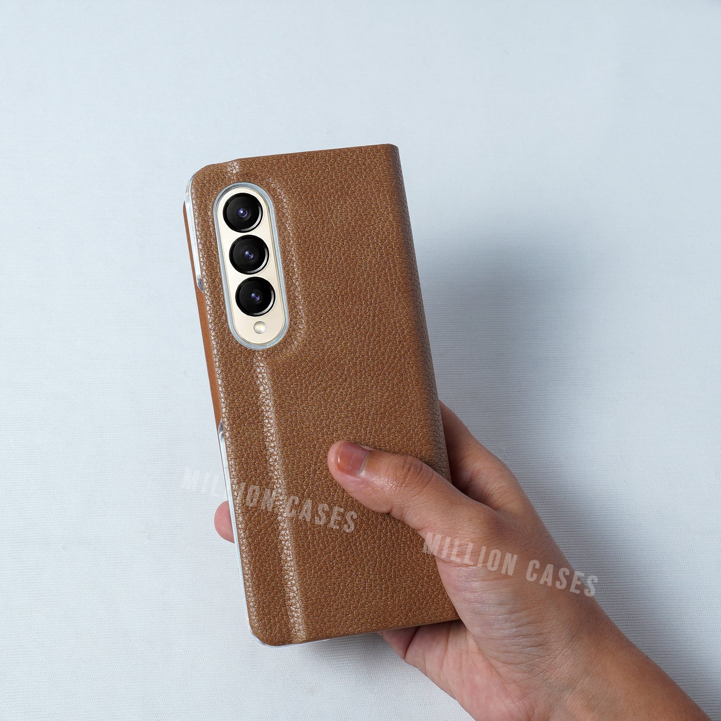 Galaxy Z Fold4 Leather Textured Slim Case