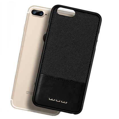 iPhone 8/8 Plus Luxury WUW PC + Leather Super Protective Case